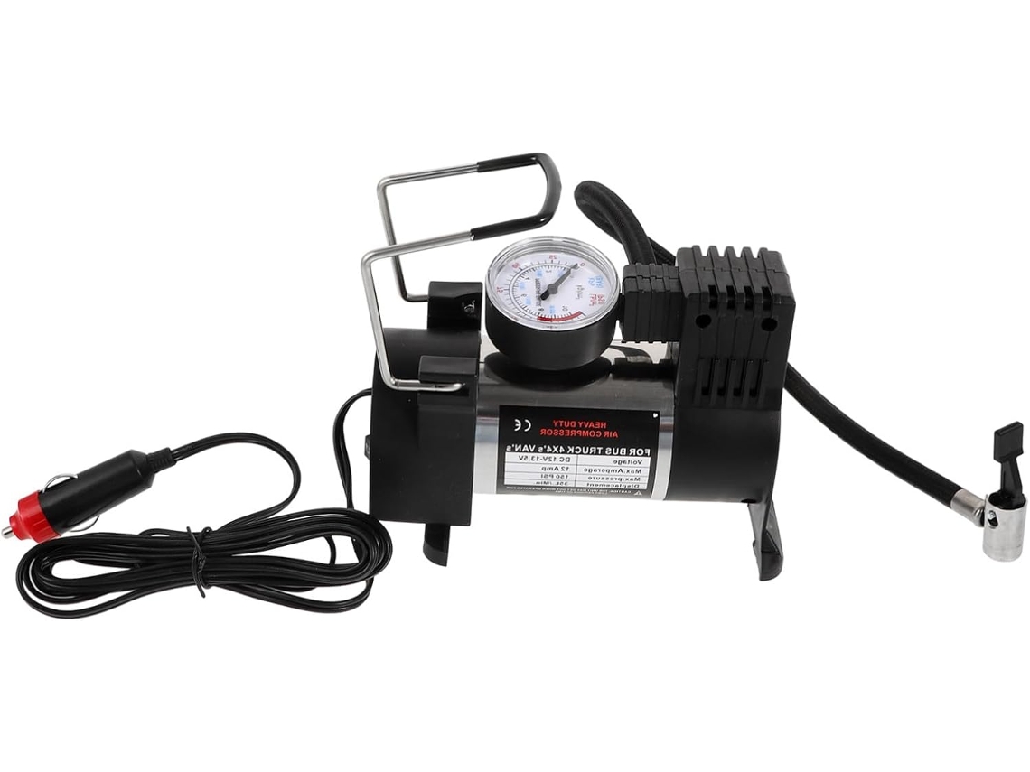 Topbathy Bomba de Ar Elétrica Portátil Garneck, 1 Cilindro, 140 Psi, Compressor Compacto e Multifuncional para
