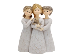 Figura Ângel Sisters LAXISCREED Decor Resina