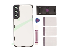Capa Traseira de Vidro Transparente para Galaxy S22+ EOOCOO