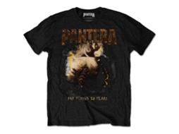 T-Shirt ROCK OFF Pantera - Original Cover Preto (Tamanho: M)
