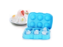 Forma De Gelo Para Cubos Redondos, Bolas De Gelo E Esferas Plástico