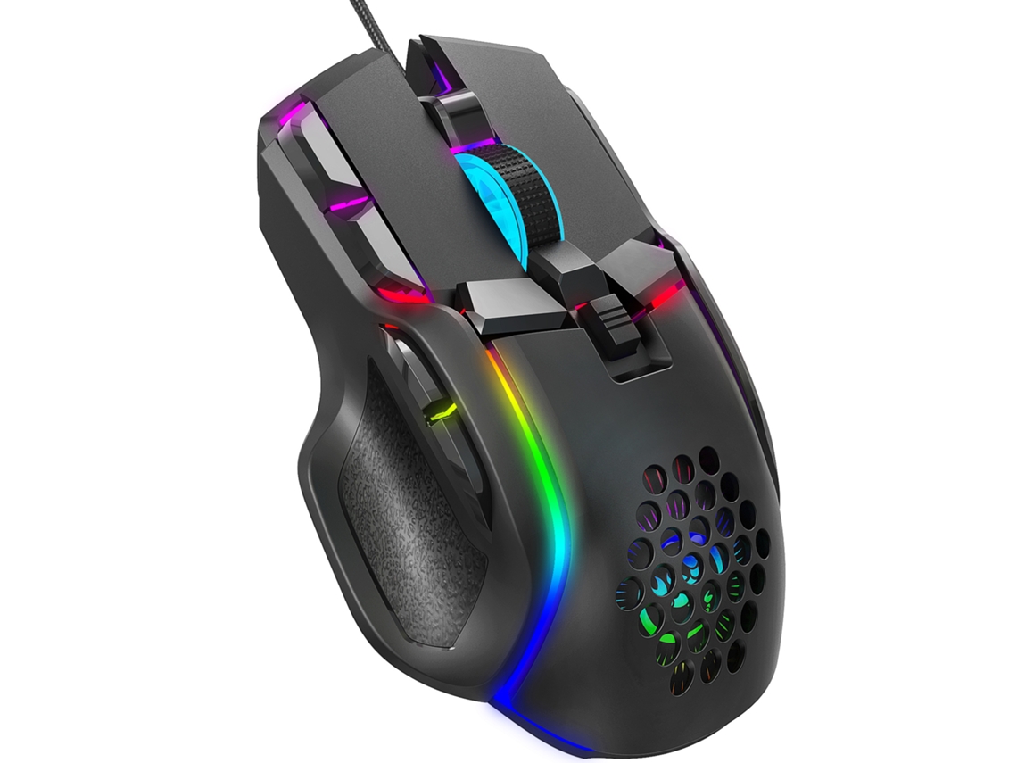 Rato Gaming JLTRUM S1700 Rgb 12800Dpi Negro