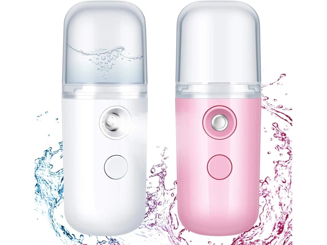 Pulverizador Nano Facial De 2 Pacotes 30ml Mini Umidificador Facial Portátil Usb Recarregável Máquina Portátil De Cuidados Com A Pele Para H Bestvite