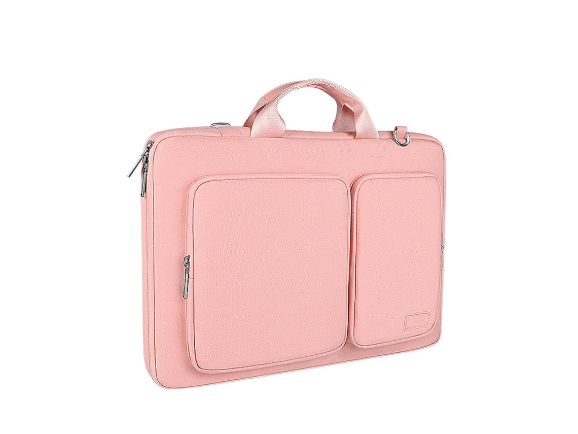 Bolsa Para Portátil Czhhmart Com Proteção Anti Impacto, Compatível Com Notebooks Até 17 Polegadas Rosa