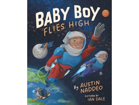 Livro Baby Boy Flies High de Austin Naddeo (Inglês)
