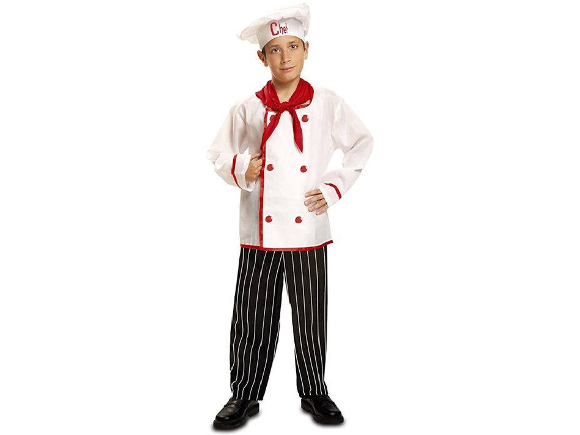 Fato de Menino VIVING Cozinheiro (Tam: 7-9 anos)