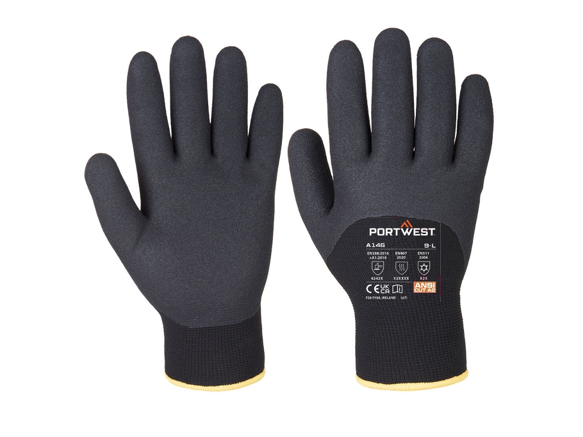 Luva Artic Winter – Proteção E Conforto Preto / Xxl