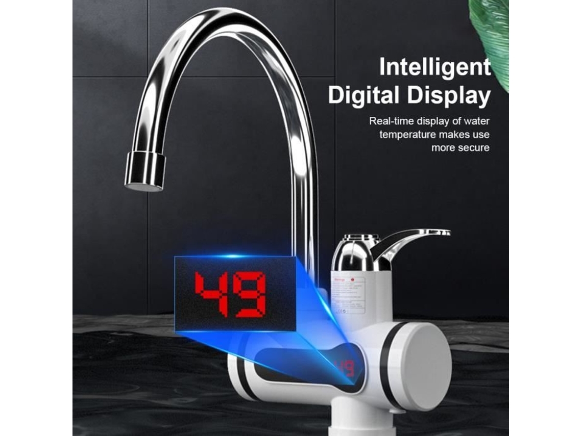 Torneira Elétrica De Água Quente (aquecimento Instantâneo) — Ideal Para Cozinhas, Casas De Banho E Acampamentos (norma Europeia)