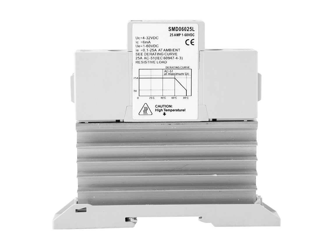 Módulo de Relé de Estado Sólido Monofásico Rail Din Dc Smd06025l S/MARCA