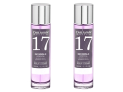 Conjunto de 2 Perfumes para Homem Nº17 150 Ml CARAVAN