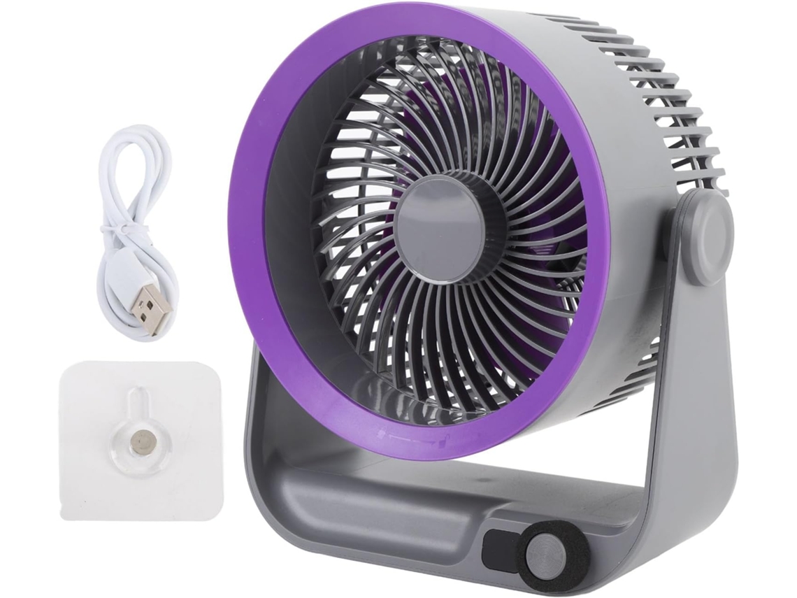 Ventilador De Camping Com 100 Velocidades Ajustáveis, Oscilação