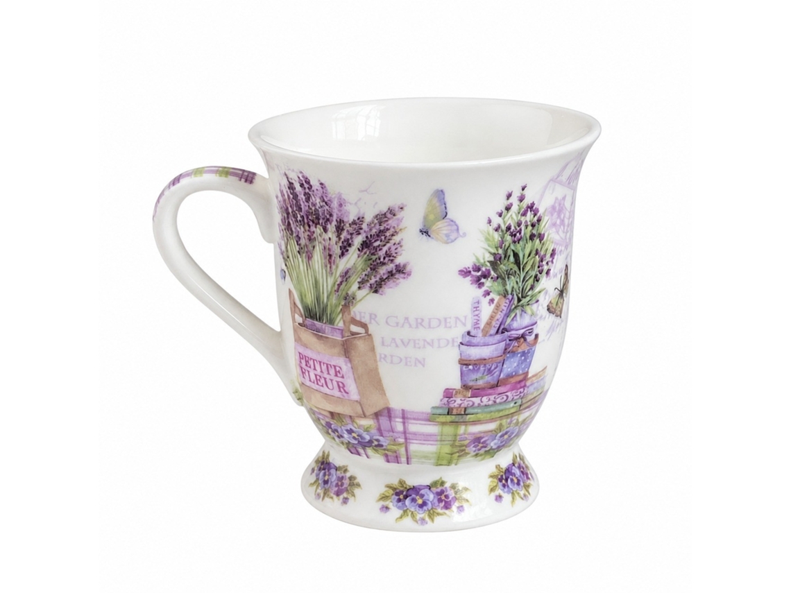 Chávena Com Pé, Cor Lavanda, 300 Ml
