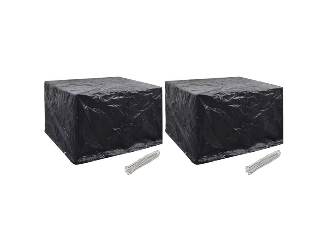 Garden Furniture Cover, Garden Furniture Covers Vidaxl Preto Plástico (135 X 135 X 90 Cm)