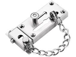 Corrente de Segurança para Portas 5 C 20 Cm, Trava, Chave, Suave
