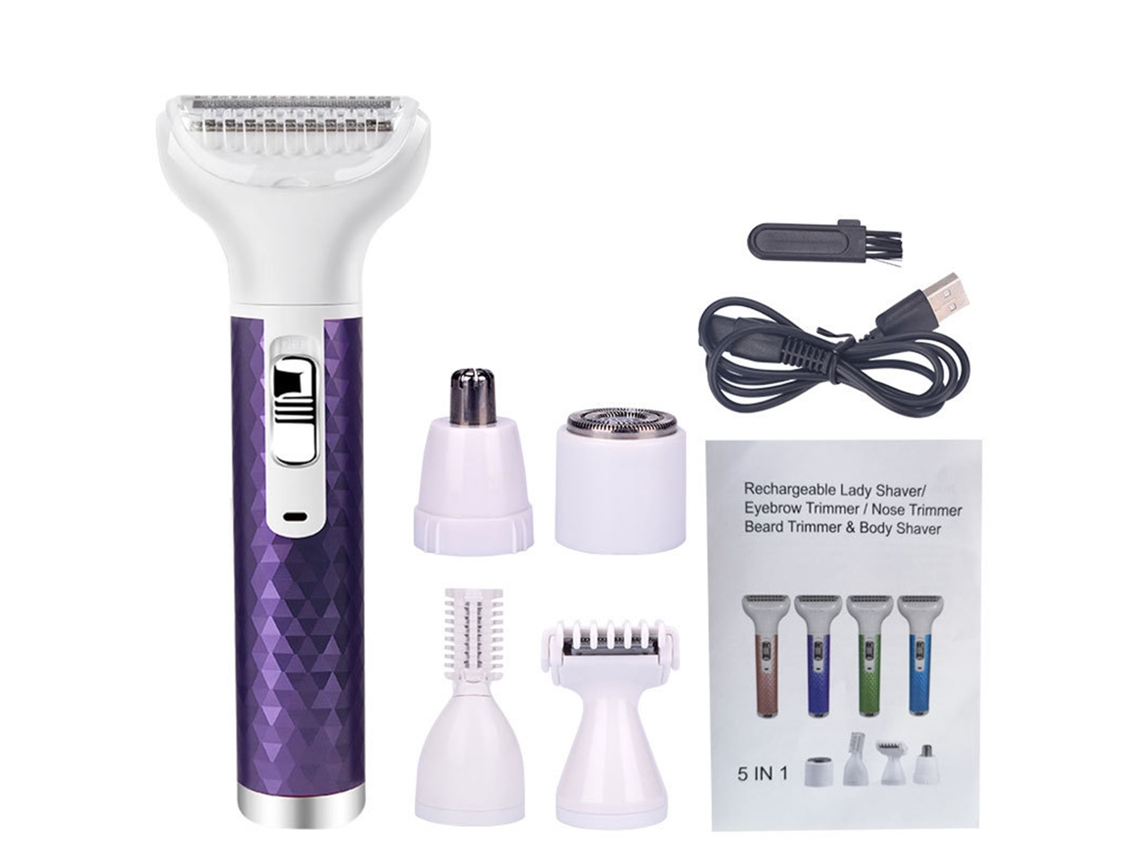 Trimmer Eléctrico Para Mujer Bikini Nariz Ojos Axilas