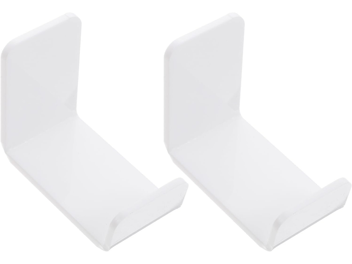 Organizador De Parede Em Acrílico Branco Para Tiaras E Faixas Cabelo Fones Ouvido, Design Que Economiza Espaço, Conjunto