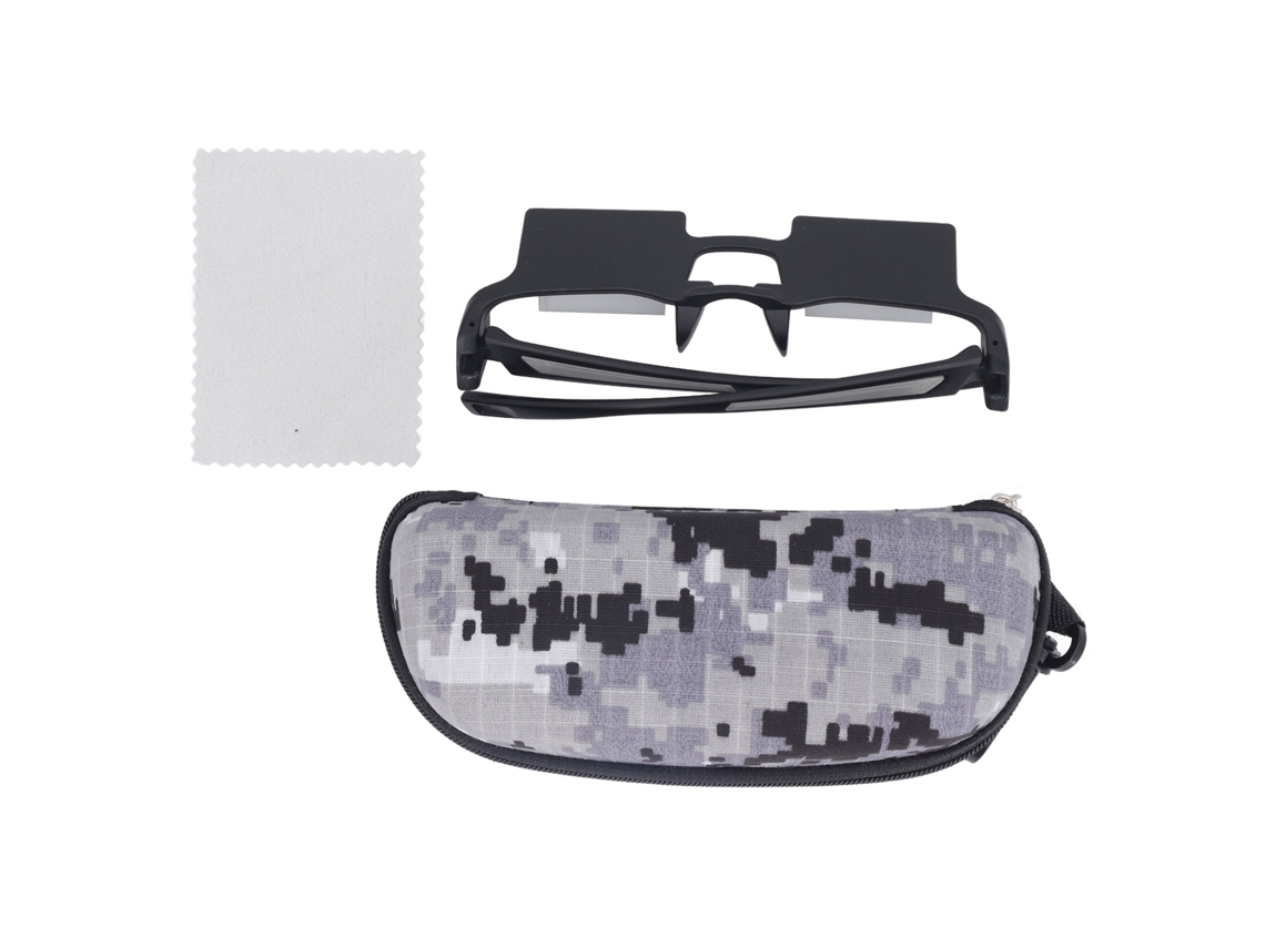 Lazy Glasses Bed Prism Glasses Spectacles Horizontal High Definition Prism Lie Down Eyeglasses For Reading Watch Tv In Bed Unisex LAXISCREED