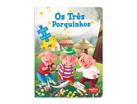 Livro Os Três Porquinhos Livro Com Quebra-cabeça De Zastras (português Do Brasil)