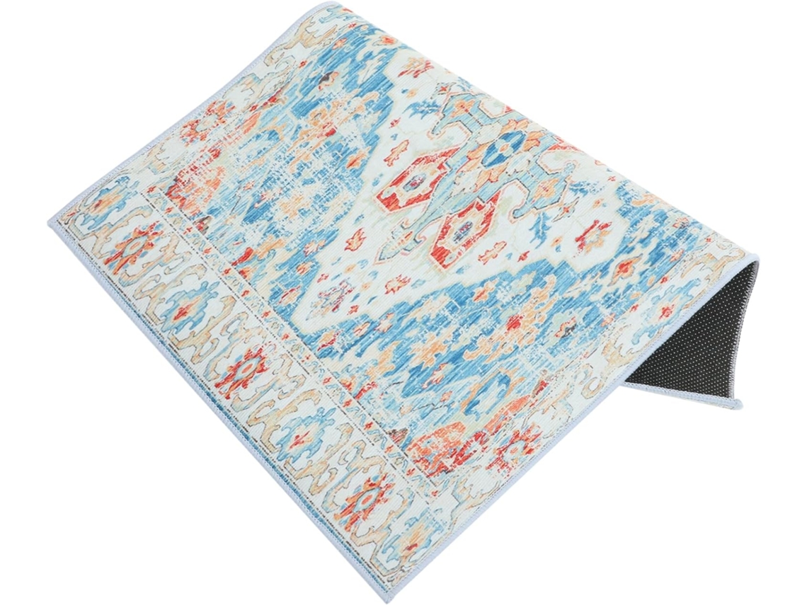 Tapete Boho De Poliéster 50 X 80 Cm, Lavável, Decorativo Gokoco