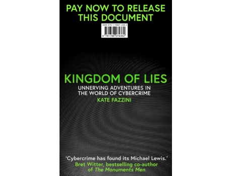 Livro kingdom of lies de kate fazzini (inglês)