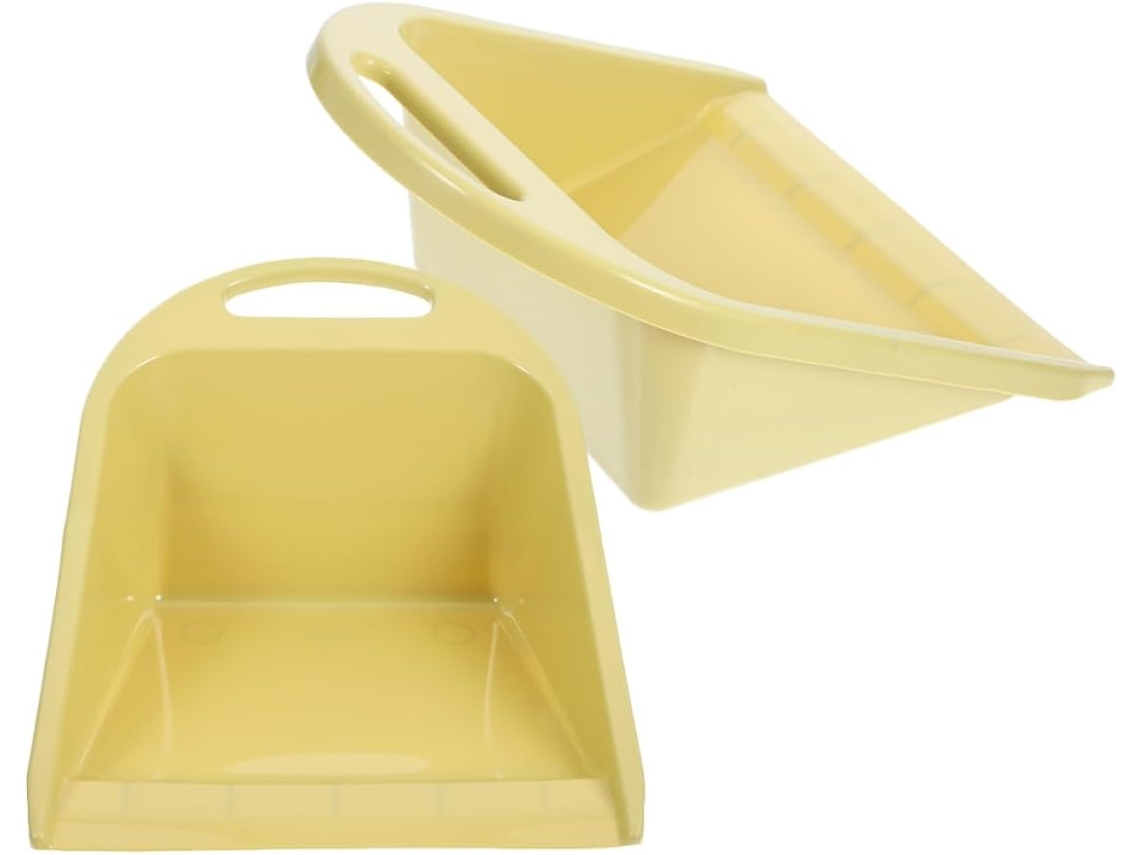 Conjunto De 2 Pás Lixo Plástico Para Mesa Fáceis Limpar E Práticas Usar