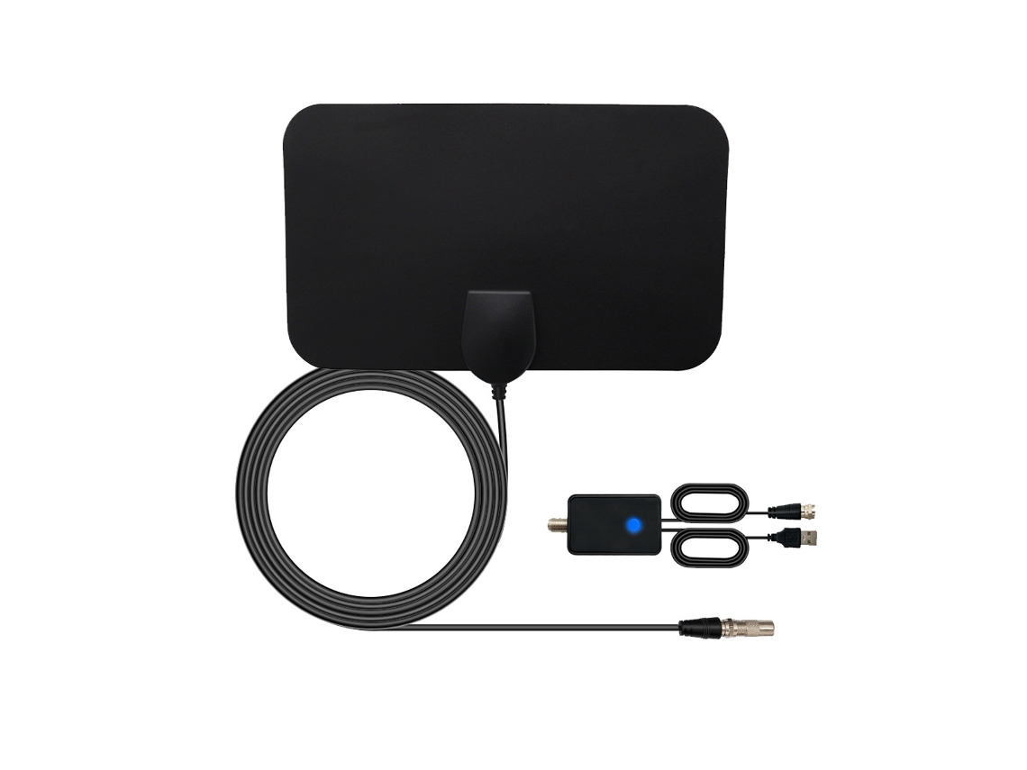 Antena De Tv 4k Hd Com Recepção Sinal Dvb, T2