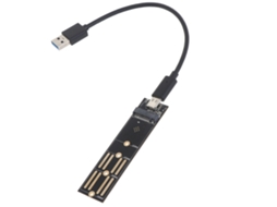 Adaptador Ssd Sata Nvme 2 Em 1 M.2 Para Usb 3.1 Com Suporte Para Chave M Nvme E Chave Bm Slowmoose