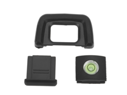 2026 conjunto Tapa de Puerto Flash Con Nivel Y Ocular para Cámara, Ocular para Nikon D7500