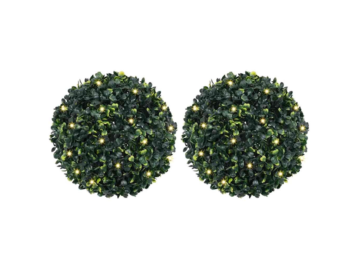 Artificial Boxwood Ball, Artificial Boxwood Balls Vidaxl Verde Polietileno (45 Cm)