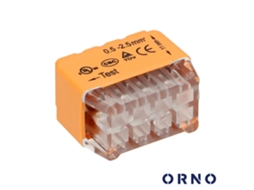 Ligador Rápido 8 Condutores 0.75 2.5mm² 50x ORNO