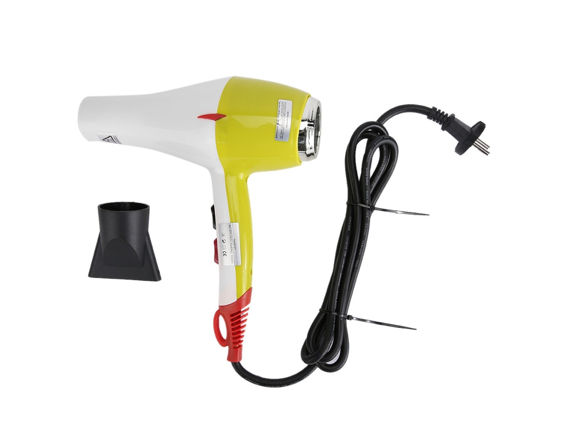 Secador De Cabelo Profissional Com Íons Negativos 1600w Ajustável Secador Elétrico Para Salão De Beleza