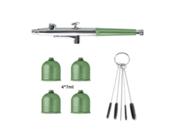 Kit De Pistola De Pintura K5 (verde), Incluindo Copo, Kit De Limpeza E Ferramentas De Reposição.