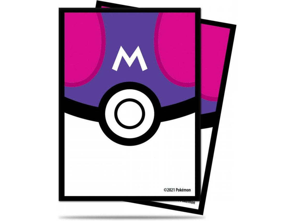 Conjunto de 65 capas para cartas ULTRA PRO UP Deck Protector Pokemon: Master Ball (6 anos)