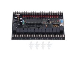 Controlador Lógico Programável Plc Painel Industrial PCB Dc 24V 20x14x4cm