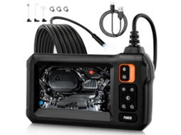 Endoscópio À Prova Dágua De 8 Mm1080p Hd Proteção Ip67 Cabo Cobra De 5m Tela De 4,3 Polegadas Zeuxo