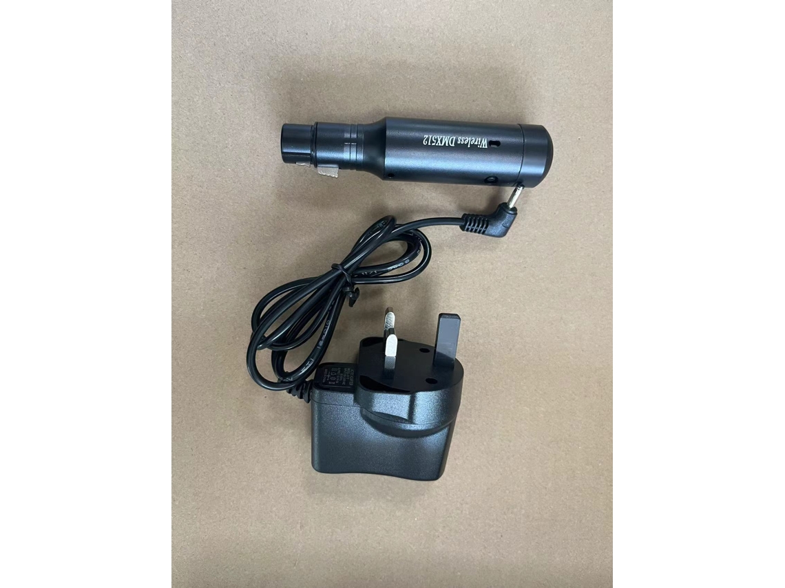 2026 receptor Sem Fio Dmx512 2.4g Ism de 3 Pinos Fêmea Recarregável para Luzes Par de Palco