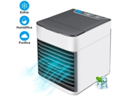 Mini Ar Condicionado Portátil Silencioso Ar Condicionado Usb Para Secretária Ventilador 3 Em 1 De 7 W Stelasplen