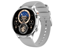 Smartwatch Bluetooth Call 1.39 Polegadas Monitoramento de Saúde 114 Modos Esportivos Compatível com Android Ios Prata Bestvite