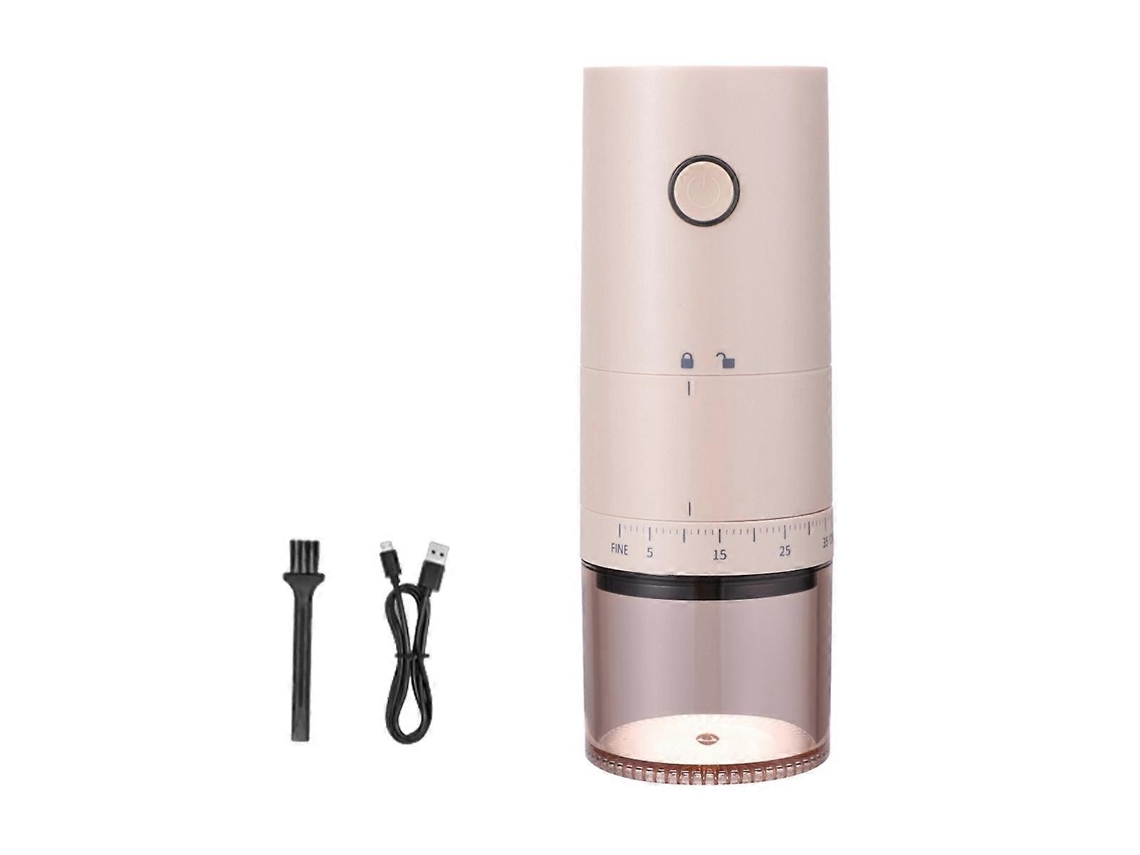 Moedor De Café Elétrico 38 Níveis, Portátil, Um Botão, 8 Níveis, Para Grãos De Café E Especiarias, Uso Em Casa, Escritório E Viagens
