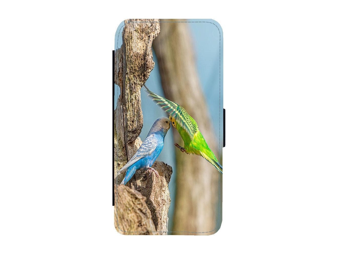 Capa Flip Para Iphone 17 Pro Com Estampa De Pombinhos