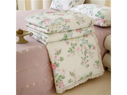 Colcha Acolchoada Fansu Capa de Cama Manta para Ar Condicionado Edredom Conjunto 100% Algodão Sofá com Estampa