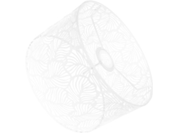 Cúpula Cilíndrica de Metal Decorativa para Luminária de Mesa. SFUSHOS