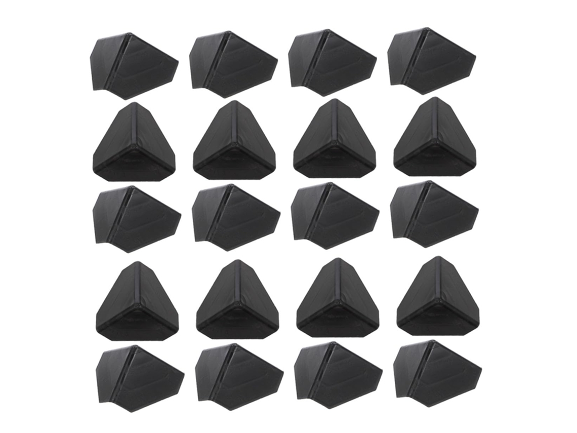 100 Peças De Protetores Canto Triangulares Plástico Para Caixas Papelão, Proteção Completa Dos Cantos, Resistentes Para