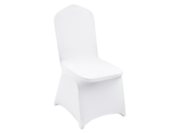 VEVOR 12 Peças Capas de Cadeira Dobráveis de Spandex Elástico Branco para Jantar de Festa de Casamento
