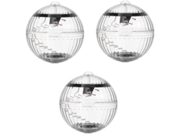 Kit Com 3 Luzes Solares Flutuantes Para Piscina, À Prova Dágua, Com Led E Mudança De Cor. Gokoco