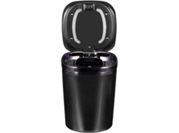 Cinzeiro De Carro Em Metal E Abs Com Luz Led.