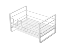 Porta Esponjas Branco Fosco, Esgotador Compacto Para Cozinha, Resistente À Ferrugem, Para Secagem
