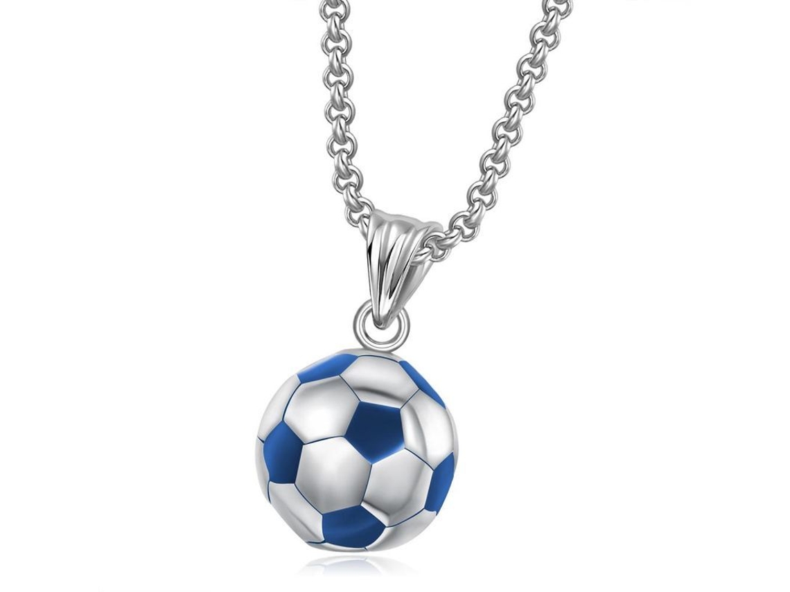 2026-colgante De Collar De Fútbol De Acero Inoxidable Deportivo Hipster Personalizado Para Hombres Hwl Cobre