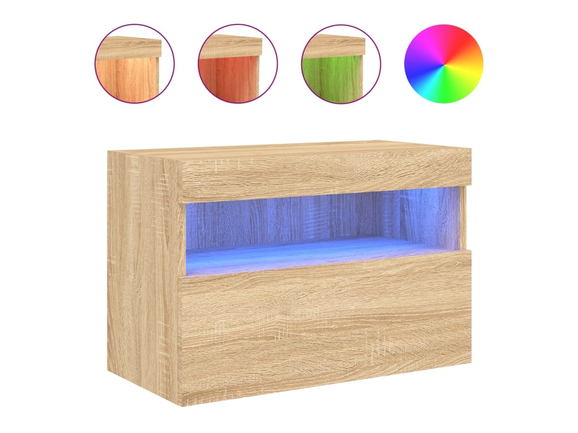 Tv Wall Cabinet, Tv Wall Cabinets Vidaxl Marrom Madeira Processada (n/a)
