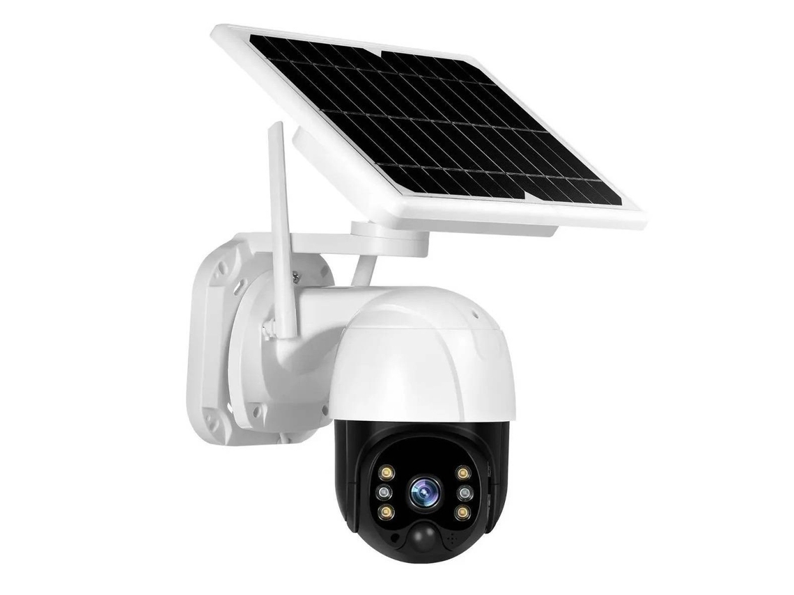Câmera Vigilância Klack® Wi-Fi Solar